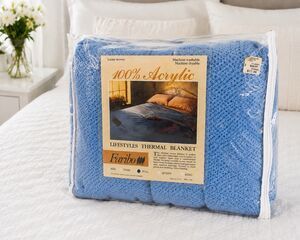 Vintage Faribo Thermal Blanket Full Vintage Size Fits Modern Queen Approx. 91x95
